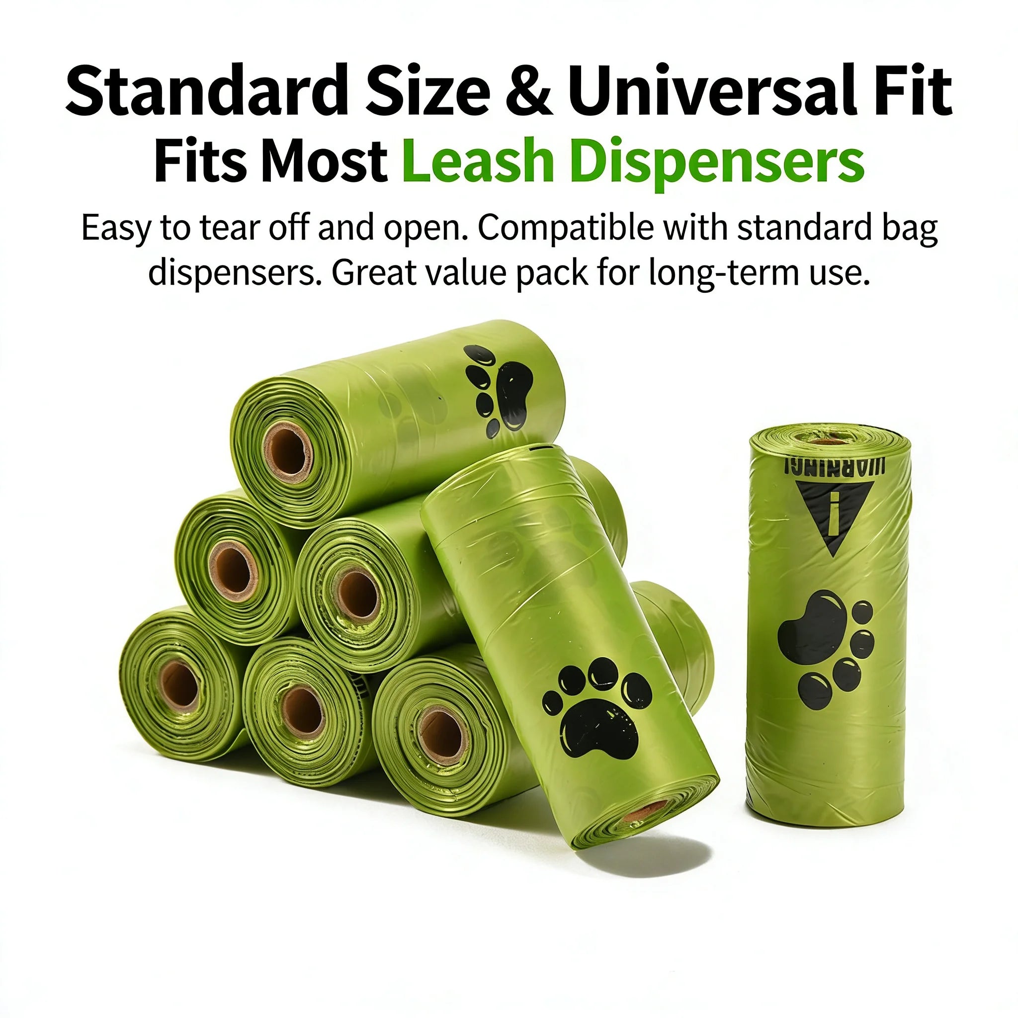 Eco-Friendly Dog Poop Bags Leak-Proof Extra Thick EPI Material Unscented Pet Waste Bags for Dog Walking Outdoor
