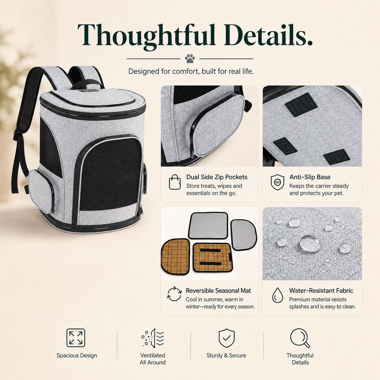 Cross-border Cat Bag Outgoing Portable Pet Bag Large Capacity Pet Space Capsule Cat and Dog Box Shoulder Cat Outgoing Bag