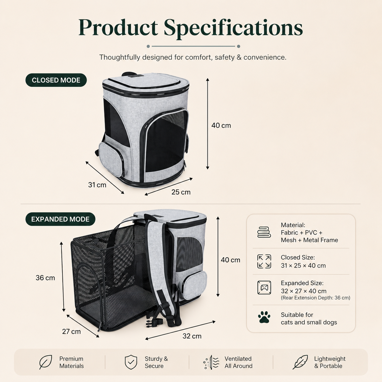 Cross-border Cat Bag Outgoing Portable Pet Bag Large Capacity Pet Space Capsule Cat and Dog Box Shoulder Cat Outgoing Bag