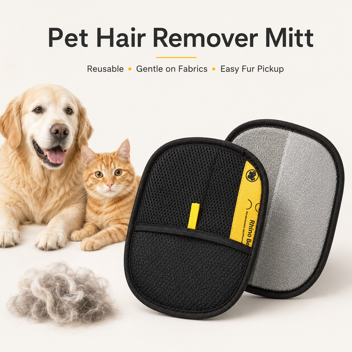 Pet Static Hair Removal Gloves Reusable Tool Washable Upgrade Edition Large Grooming Beauty Carpet Dog Cat Fur Supply Sofa Cloth
