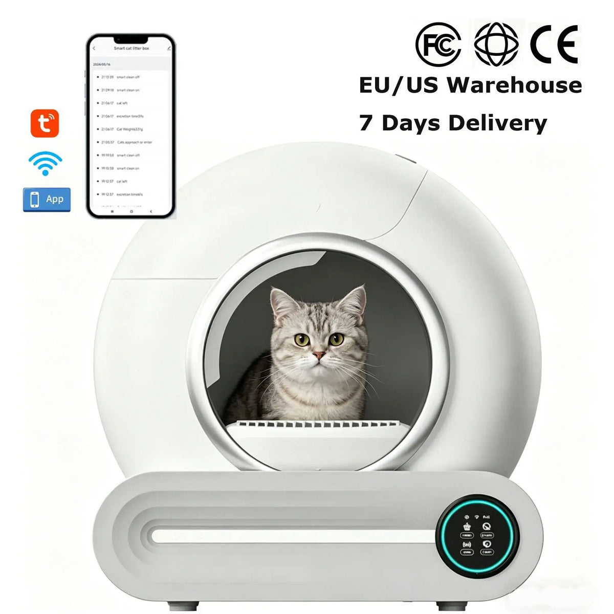 Smart Cat Toilet Electric Self-Cleaning