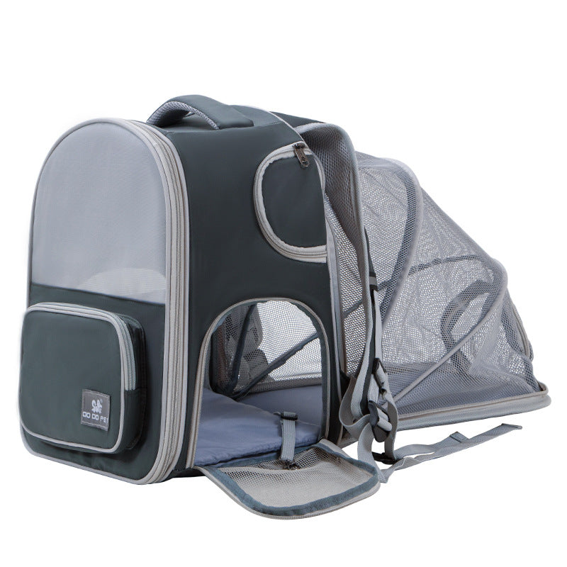 Summer Breathable Mesh Pet Carrier Bag, Portable Cat Carrier with Opening, Small Dog Backpack Manufacturer Wholesale