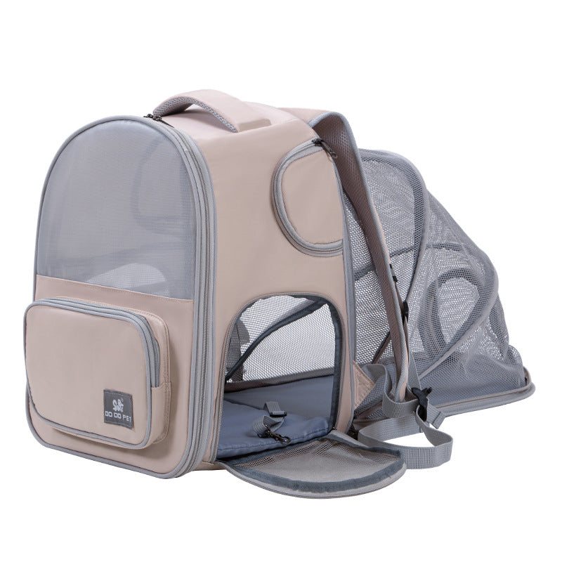 Summer Breathable Mesh Pet Carrier Bag, Portable Cat Carrier with Opening, Small Dog Backpack Manufacturer Wholesale