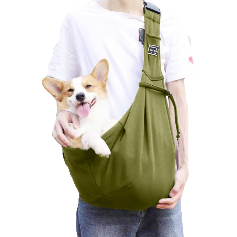 New Amazon Folding Dog Backpack Breathable Pet Outgoing Bag Pet Bag Shoulder Crossbody Cat Bag Wholesale