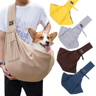 New Amazon Folding Dog Backpack Breathable Pet Outgoing Bag Pet Bag Shoulder Crossbody Cat Bag Wholesale
