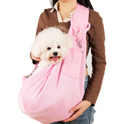 in stock new polyester pet diagonal bag with pocket capacity of 15kg inside out diagonal dog cat bag