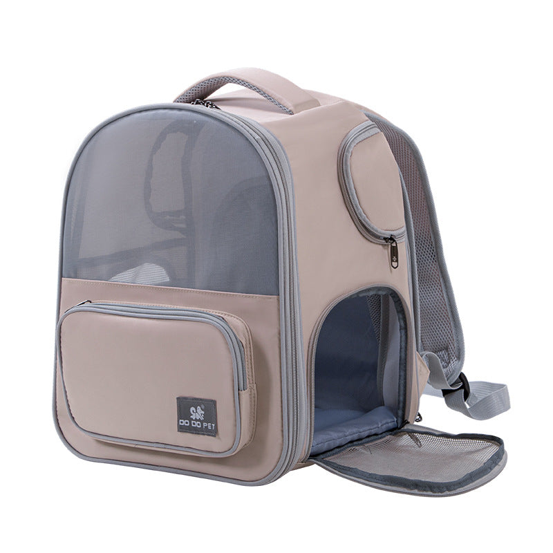 Summer Breathable Mesh Pet Carrier Bag, Portable Cat Carrier with Opening, Small Dog Backpack Manufacturer Wholesale