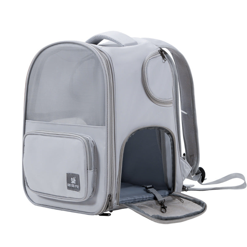 Summer Breathable Mesh Pet Carrier Bag, Portable Cat Carrier with Opening, Small Dog Backpack Manufacturer Wholesale