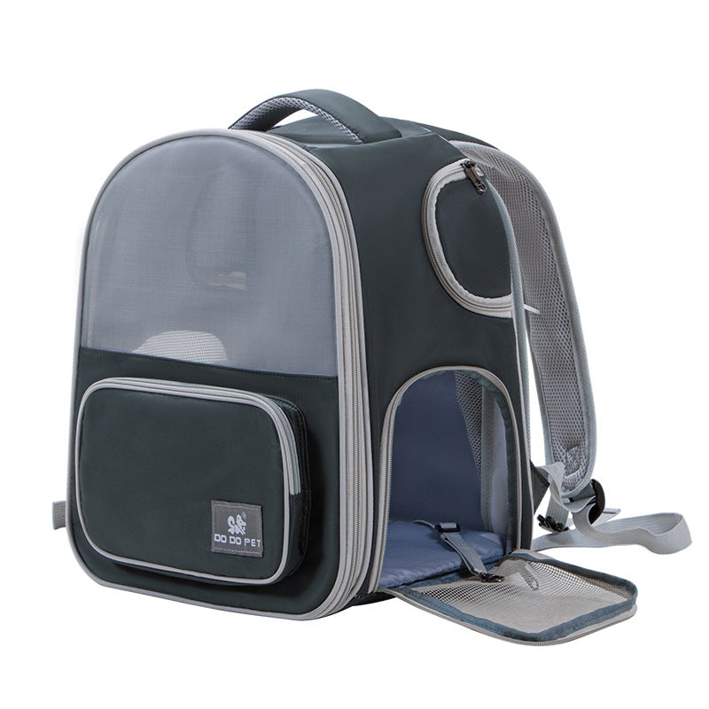 Summer Breathable Mesh Pet Carrier Bag, Portable Cat Carrier with Opening, Small Dog Backpack Manufacturer Wholesale