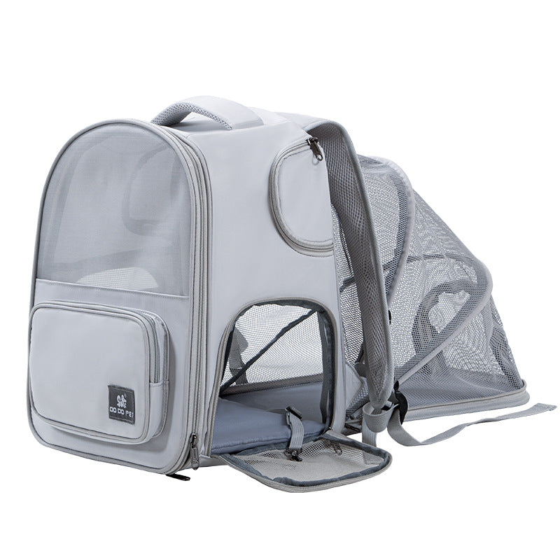 Summer Breathable Mesh Pet Carrier Bag, Portable Cat Carrier with Opening, Small Dog Backpack Manufacturer Wholesale