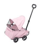 Multifunctional Pet Stroller with Canopy 4 Wheels Foldable Pet Strolling Cart for Small Dogs Cats Lightweight Easy Assembly