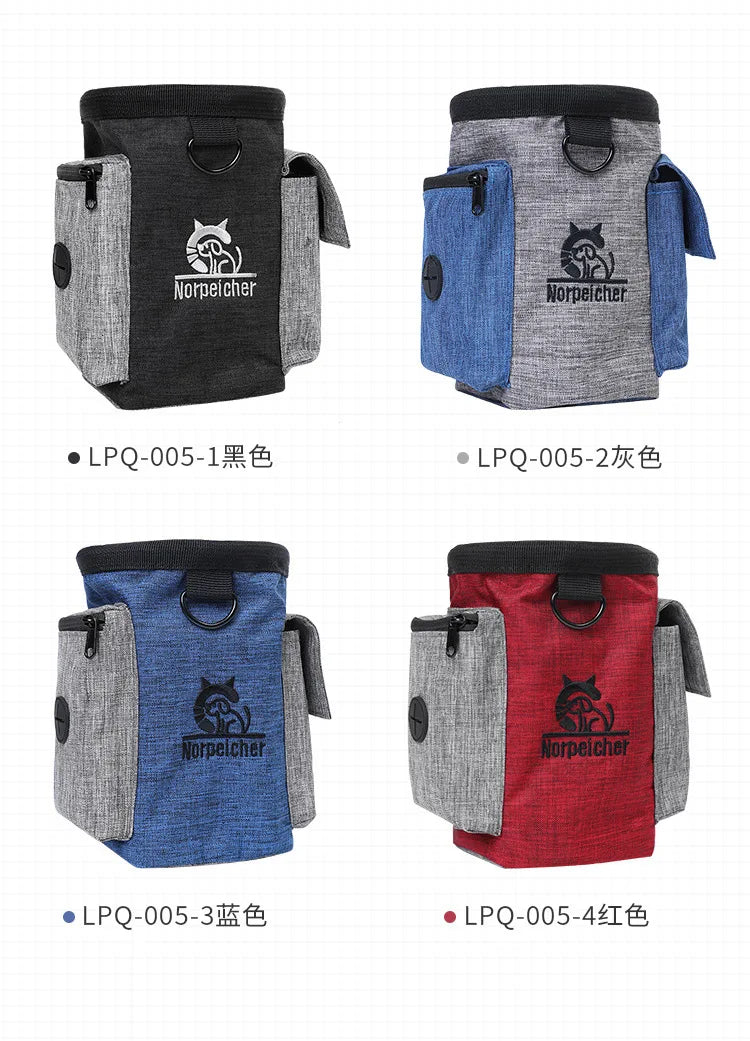 Pet Training Fanny Pack Walking Dog Training Tool Training Artifact Snack Bag Reward Dog Food Carry-on Bag