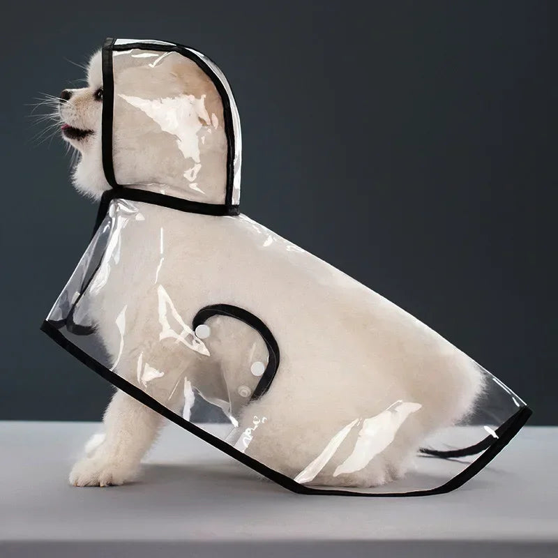 XS/8XL ペット用レインコート 透明な犬用レインコート 防水・防風ペット衣類 大型犬用ペット犬コスチューム