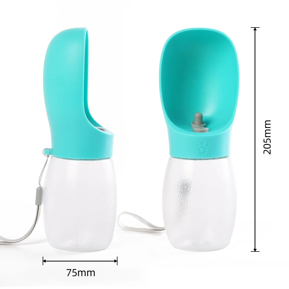 Bouteille d'eau pour chien 300ML Gamelle pour chiot pour petits et moyens chiens et chats Randonnée Mangeoire portable pour chat Accessoires Golden Retriever