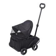 Multifunctional Pet Stroller with Canopy 4 Wheels Foldable Pet Strolling Cart for Small Dogs Cats Lightweight Easy Assembly