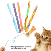 colorful cat spring toys cat paw grinding and biting interactive toys indoor cats can enjoy themselves and relieve boredom
