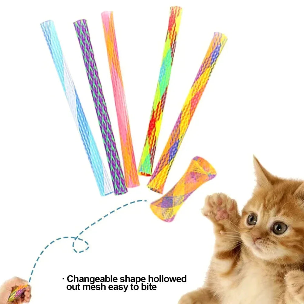 colorful cat spring toys cat paw grinding and biting interactive toys indoor cats can enjoy themselves and relieve boredom