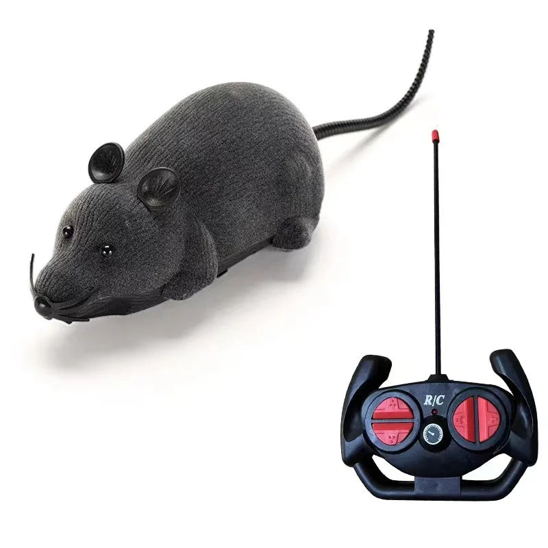 Cat Toy Simulated Remote Control Mouse Wireless Electric Mouse Cat Teaser Entertainment Self-play Pet Toy Cat Supplies