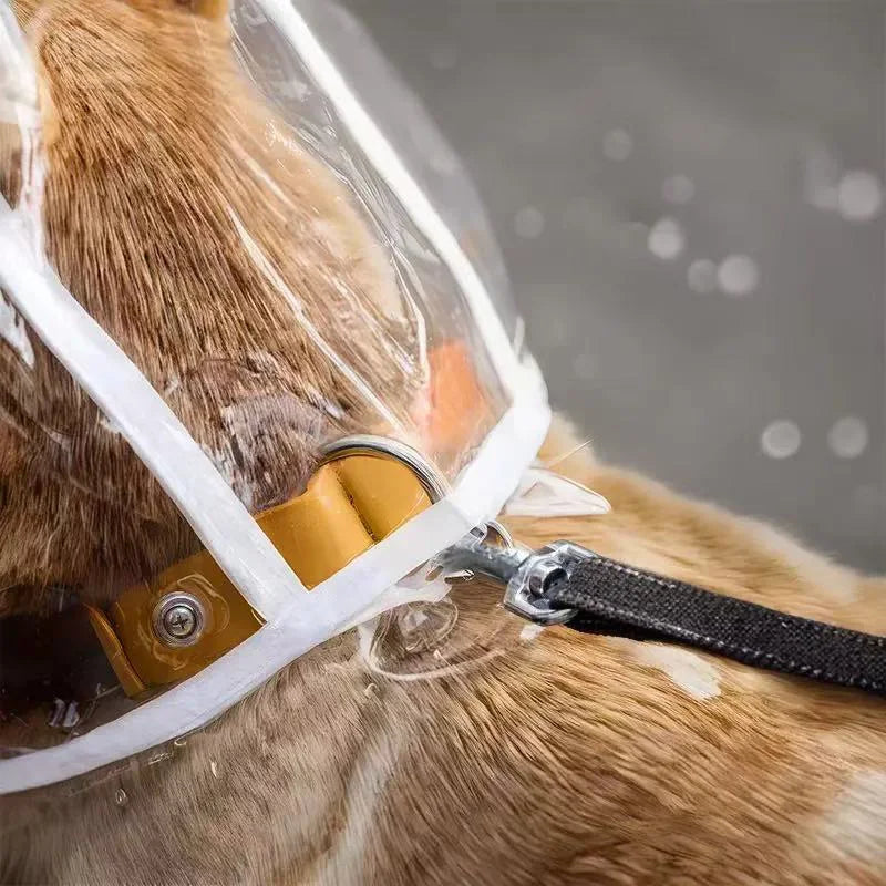 XS/8XL ペット用レインコート 透明な犬用レインコート 防水・防風ペット衣類 大型犬用ペット犬コスチューム