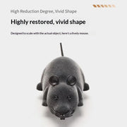 Cat Toy Simulated Remote Control Mouse Wireless Electric Mouse Cat Teaser Entertainment Self-play Pet Toy Cat Supplies