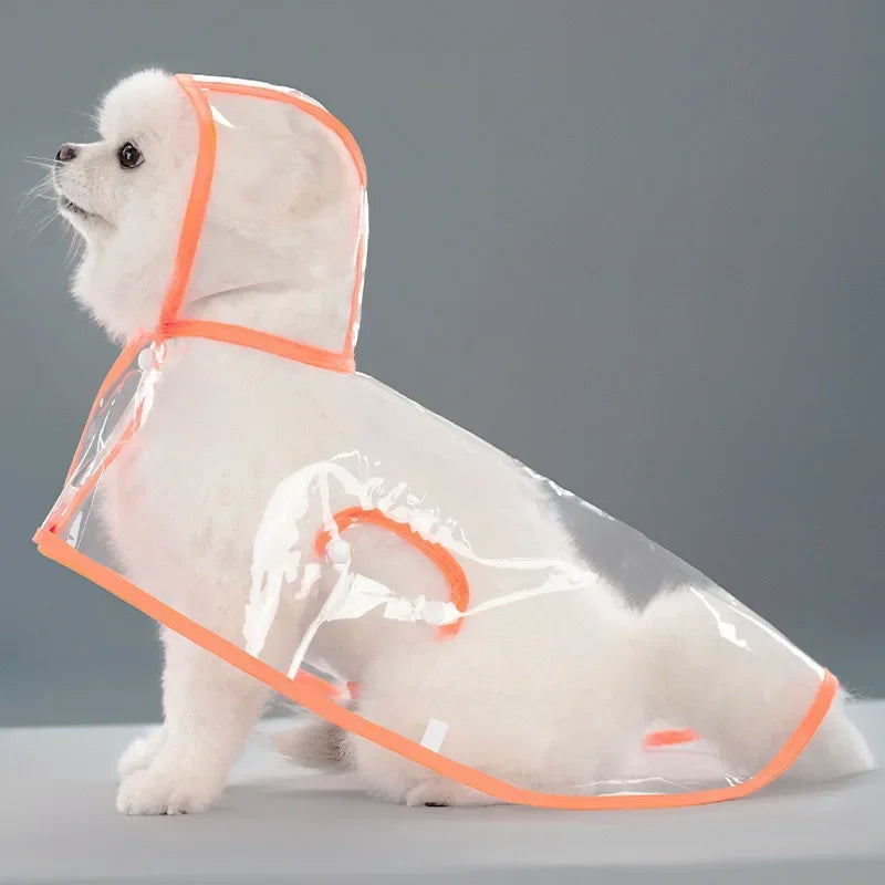 XS/8XL ペット用レインコート 透明な犬用レインコート 防水・防風ペット衣類 大型犬用ペット犬コスチューム
