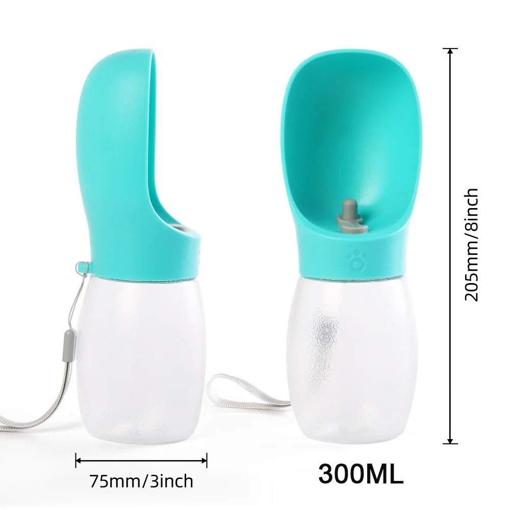 Bouteille d'eau pour chien 300ML Gamelle pour chiot pour petits et moyens chiens et chats Randonnée Mangeoire portable pour chat Accessoires Golden Retriever