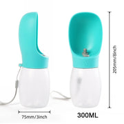 Bouteille d'eau pour chien 300ML Gamelle pour chiot pour petits et moyens chiens et chats Randonnée Mangeoire portable pour chat Accessoires Golden Retriever