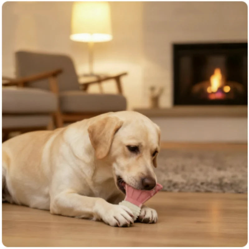 Badminton Shape Bite-Resistant Dog Toy Interactive Chew Toy Relieves Boredom Teeth Grinding Stick Puzzle for Dogs Self-Fun