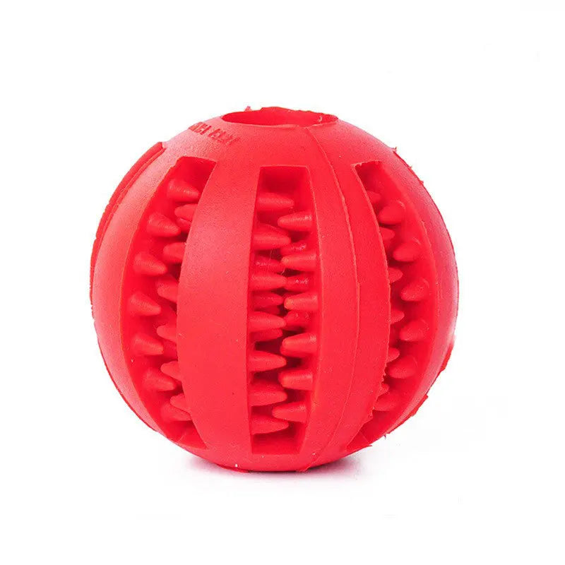 Balle de jouet pour chien, balle non toxique résistante aux morsures pour chiens et chiots, balle à friandises et à mâcher pour le nettoyage des dents des animaux de compagnie