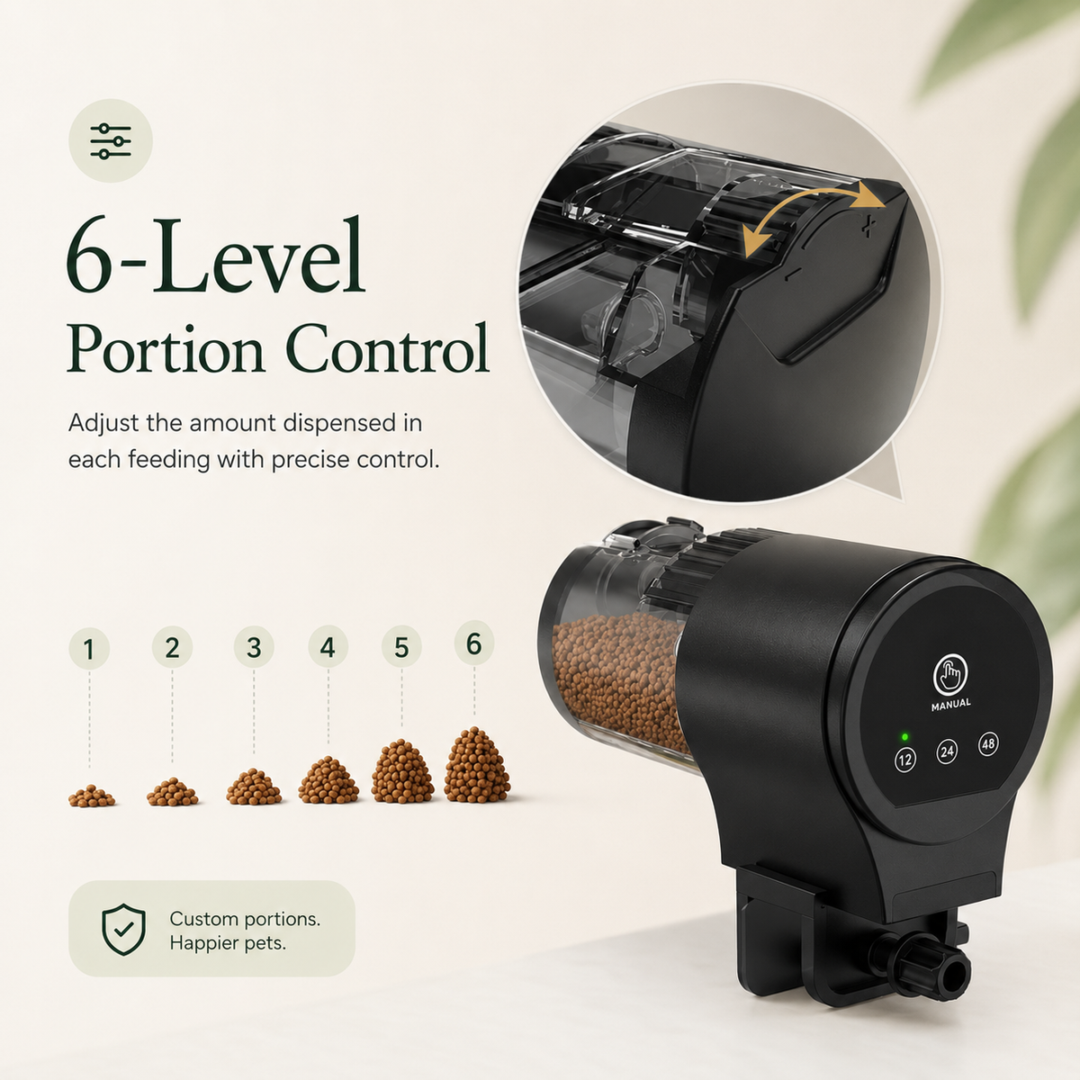 Automatic Fish Food Dispenser for Aquariums | Aquarium Feeder | Smart Timed Feeder | Food for Ornamental Fish and Turtles